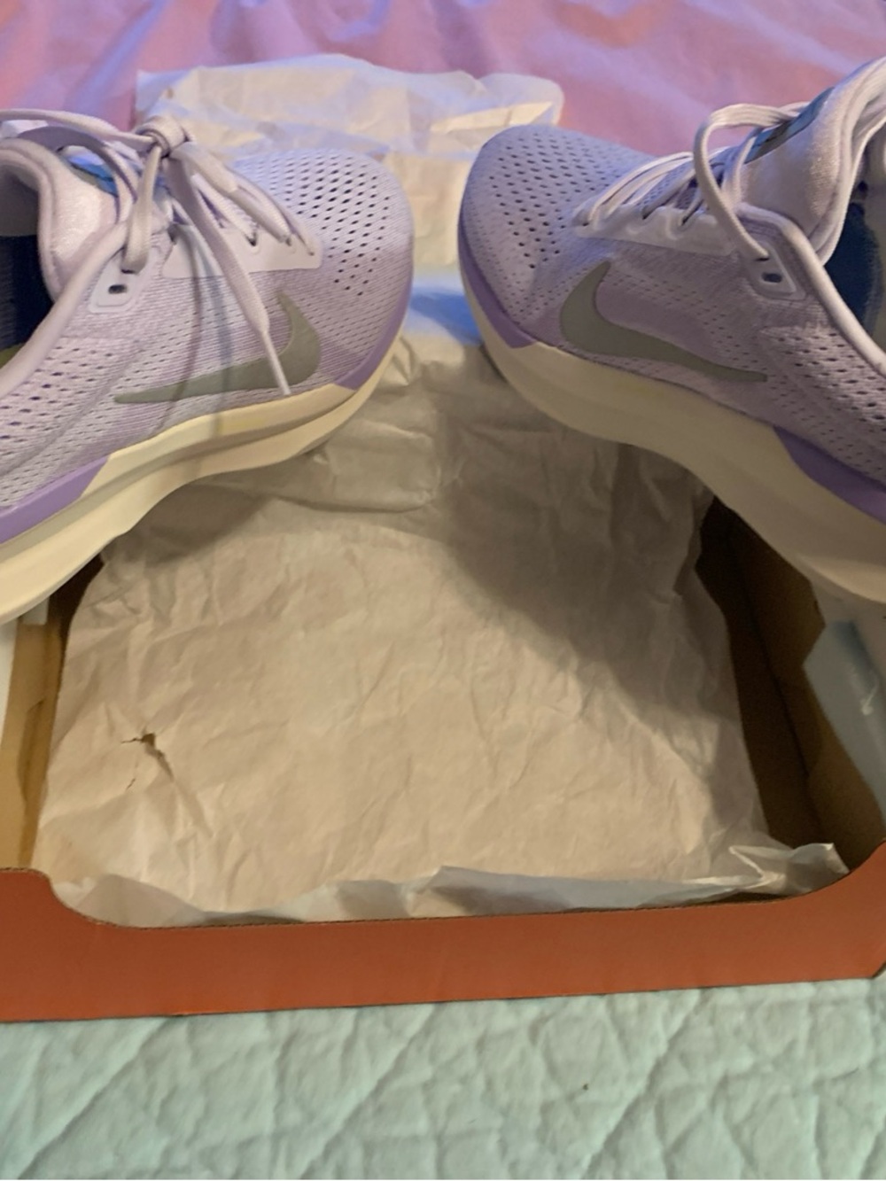 NIKE AIRFLO 11 Size 6 - New Amethyst & Metallic Silver - Picture 8 of 11